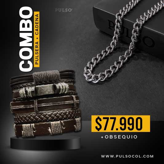 COMBO 702: CADENA + PULSERA X $77.990