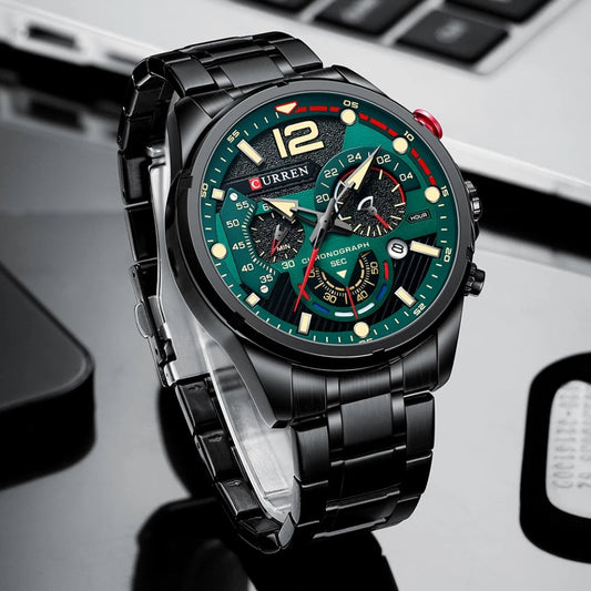 Reloj Curren 8395 Negro Verde