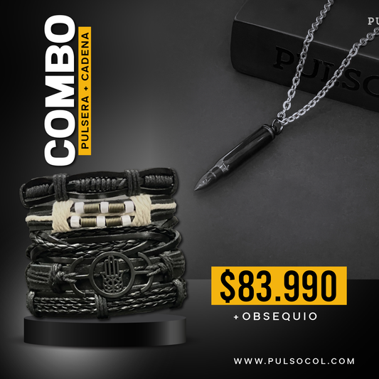 COMBO 705: CADENA + PULSERA X $83.990