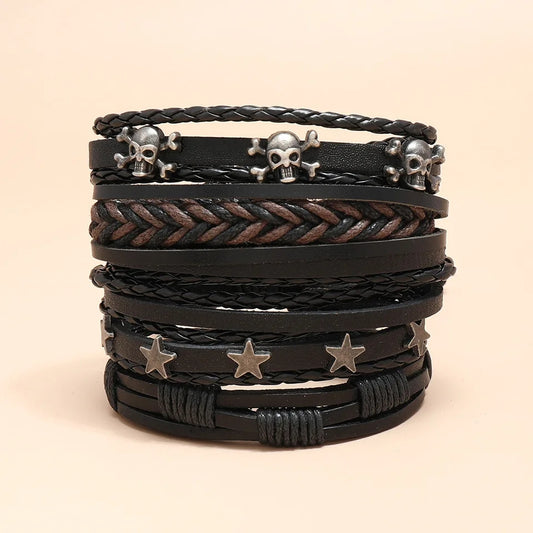 Pulsera Calavera/Estrella Ref: 7033-27