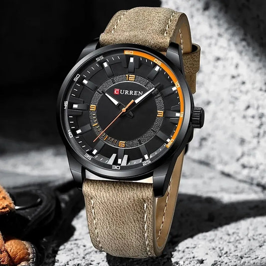 Reloj Curren REF: 740 Beige/Naranja