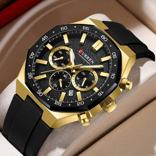 CURREN 8489 NEGRO DORADO