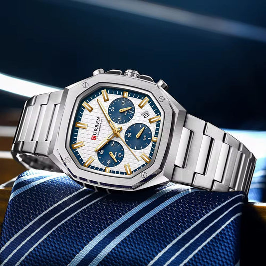 Reloj Curren Ref. 890 Plata/Blanco