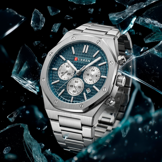 Reloj Curren 825 Plata/Azul