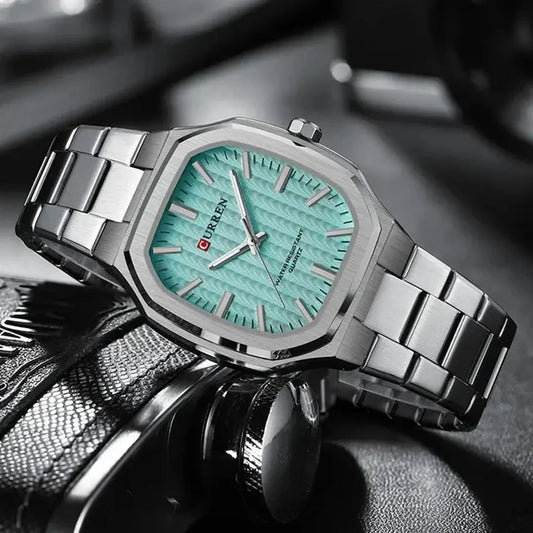 Reloj Curren 859 Plata/Verde