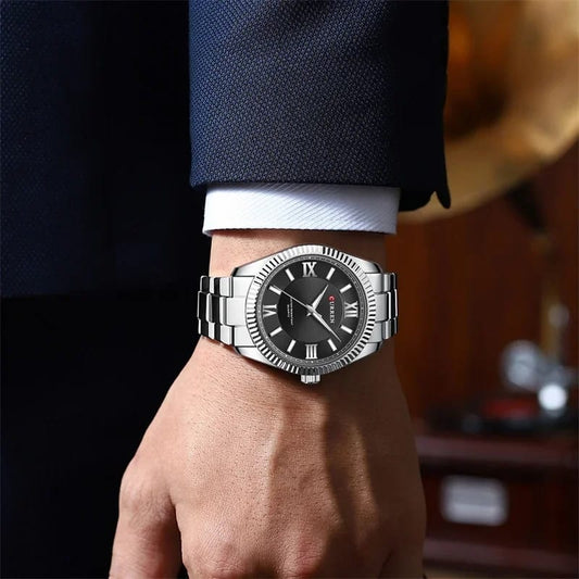 Reloj Curren 861 Plata/Negro