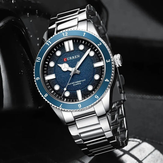 Reloj Curren 864 Plata/Azul