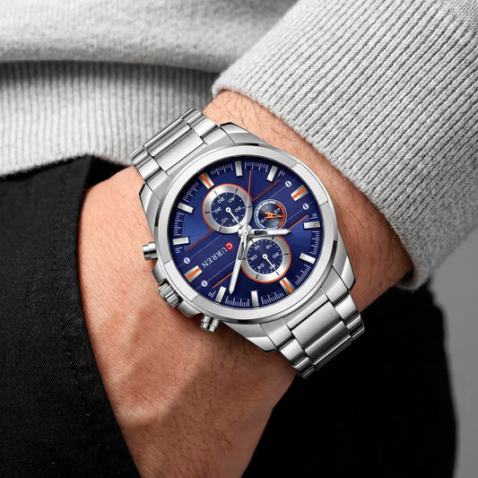 Reloj Curren 871 Plata/Azul