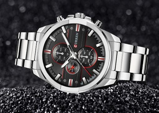 Reloj Curren 871 Plata/Negro