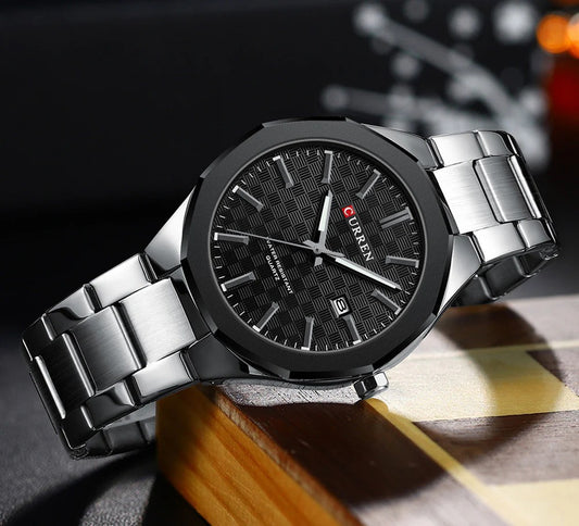 Reloj Curren Ref. 916 Plata/Negro