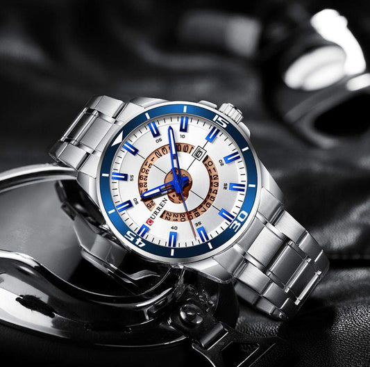 Reloj Curren 988 Plata/Blanco