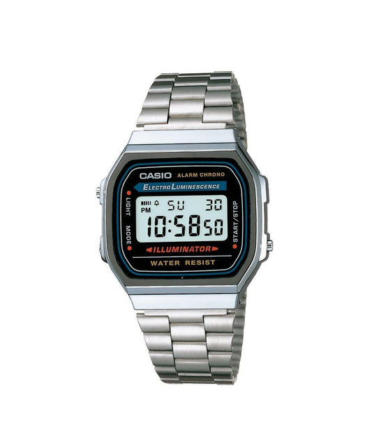 Reloj Casio Vintage A168WA-1W Plateado