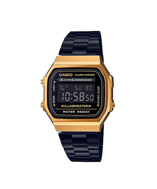Reloj Casio Vintage A168WEGB-1B Negro