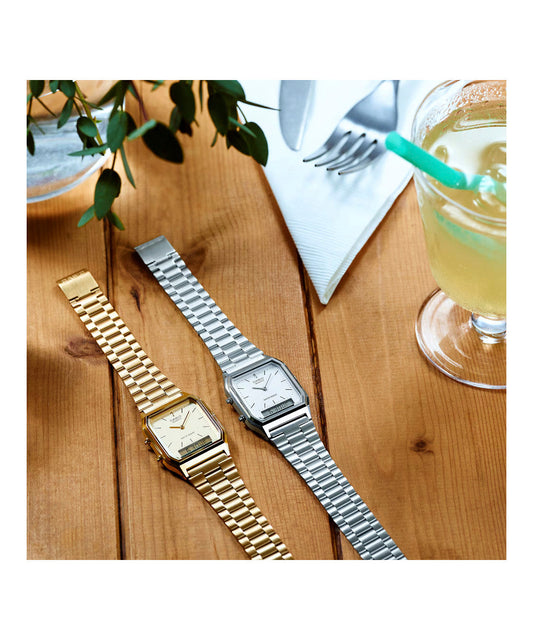 Reloj Casio Vintage AQ-230A-7BMQ Plateado
