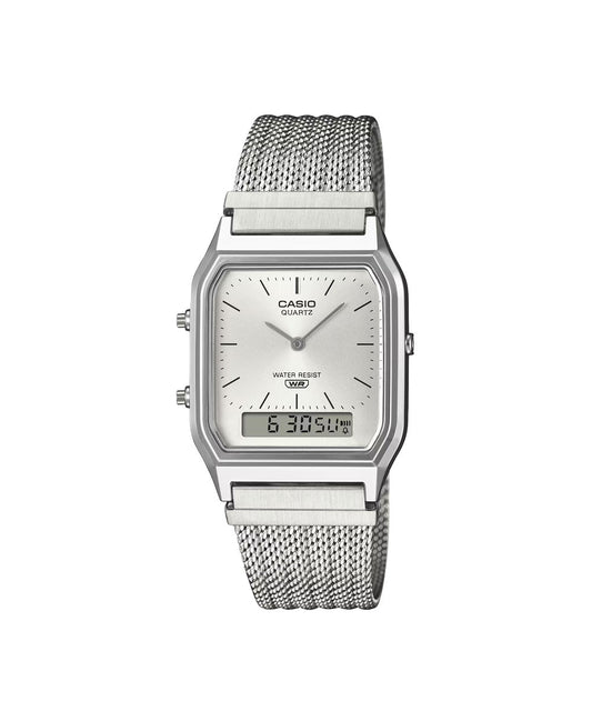 Reloj Casio Vintage AQ-230EM-7A Plateado