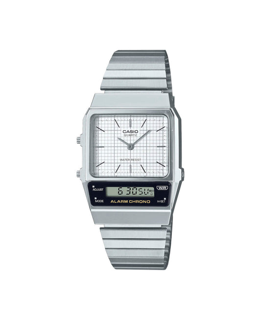 Reloj Casio Vintage AQ-800E-7A Blanco