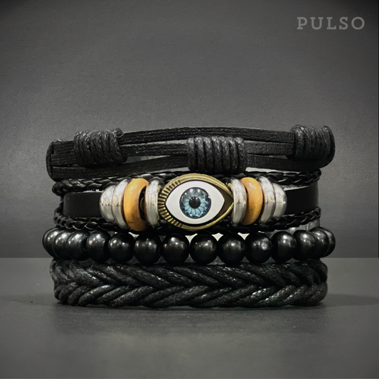 Pulsera Ojo Turco Negro Ref: 7029-44