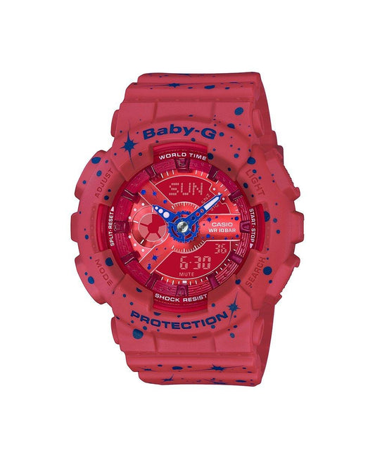 Reloj Casio Baby-G BA-110ST-4A Rojo