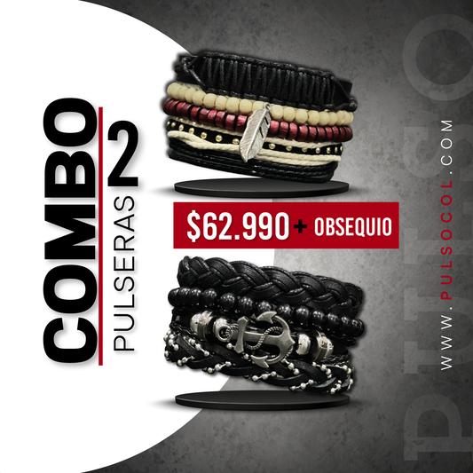 COMBO 1535: 2 PULSERAS X $62.990