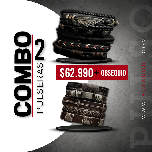 COMBO 1538: 2 PULSERAS X $62.990