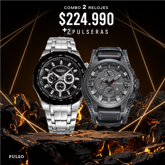 COMBO 411: 2 RELOJES X $224.990