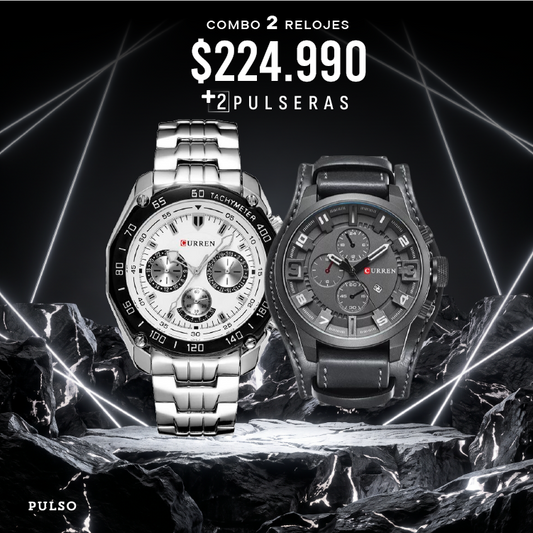 COMBO 412: 2 RELOJES X $224.990
