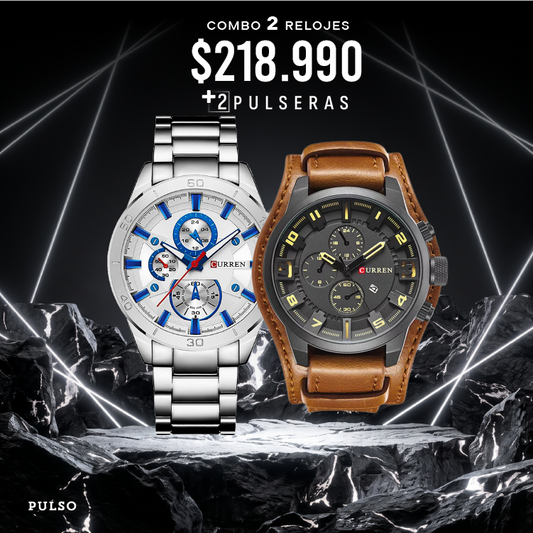 COMBO 432: 2 RELOJES X $218,990