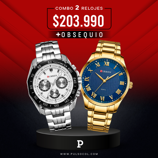 COMBO 472: 2 RELOJES X $203,990
