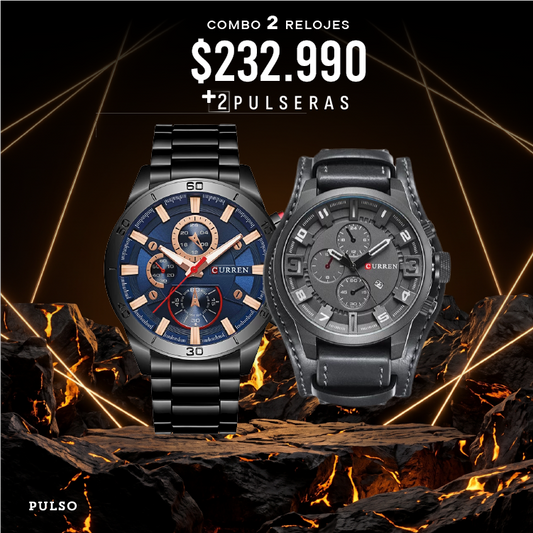 COMBO 501: 2 RELOJES X $ 232,990