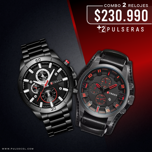 COMBO 505: 2 RELOJES X $ 230,990