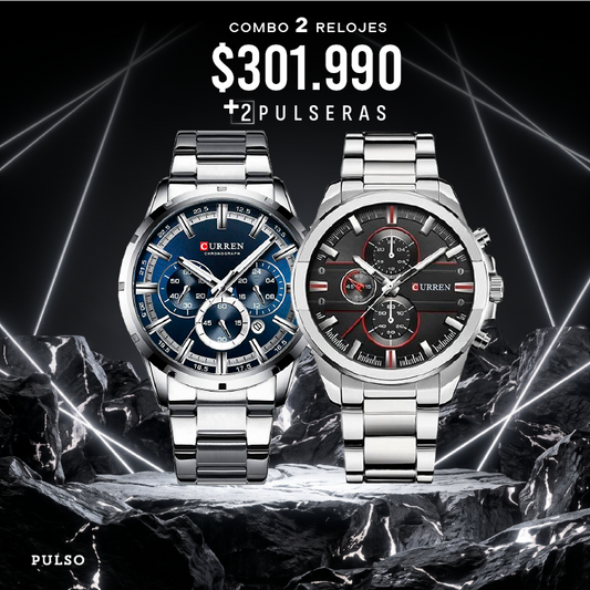COMBO 584: 2 RELOJES X $301.990