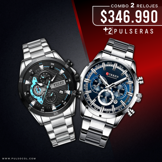COMBO 608: 2 RELOJES X $346.990