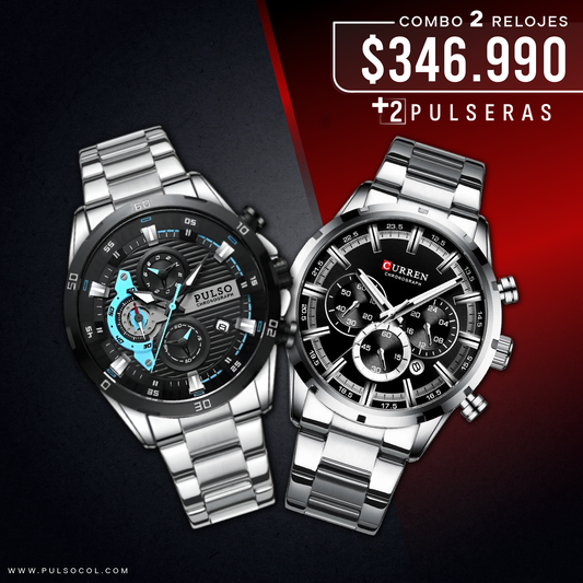 COMBO 610: 2 RELOJES X $346.990
