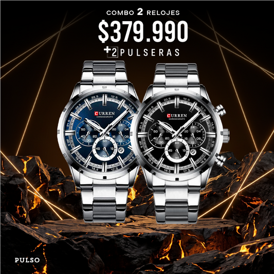 COMBO 619: 2 RELOJES X $379.990