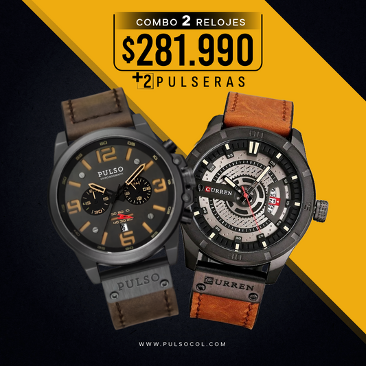COMBO 631: 2 RELOJES X $281.990
