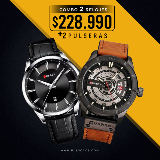 COMBO 634: 2 RELOJES X $228.990