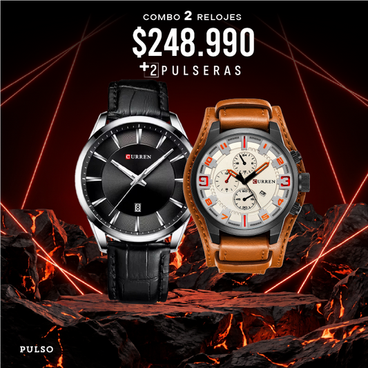 COMBO 635: 2 RELOJES X $248.990