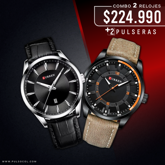 COMBO 637: 2 RELOJES X $224.990