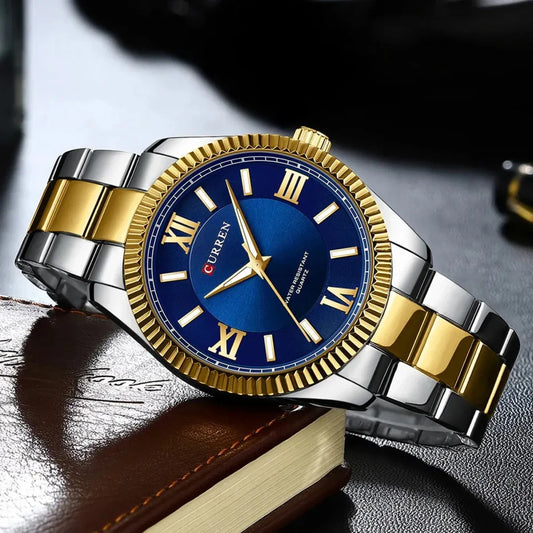 Reloj Curren Ref. 861 Plata/Azul/Dorado
