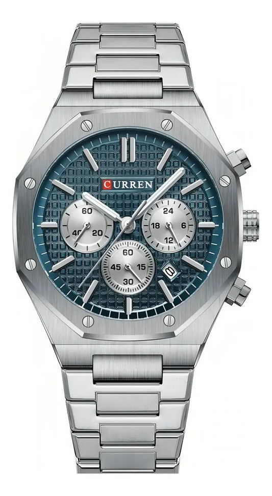 Reloj Curren 825 Plata/Azul