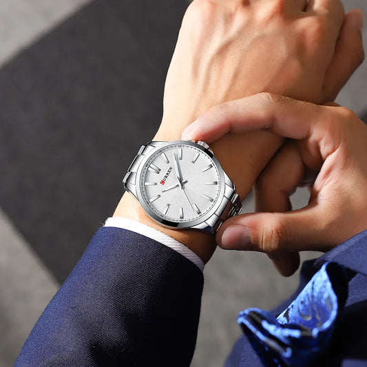 Reloj CURREN REF. 464 Plata/Blanco