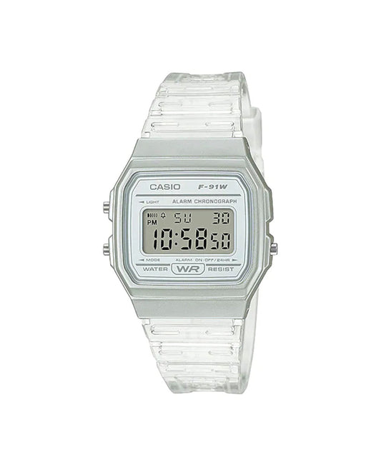Reloj Casio F-91WS-7 Blanco