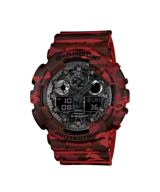 Reloj Casio G-Shock GA-100CM-4A Rojo