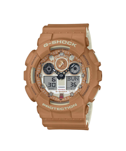 Reloj Casio G-Shock GA-100SHB-5A Café