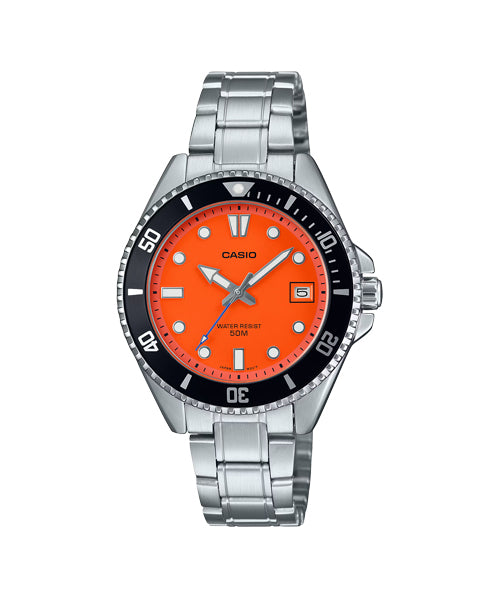 Reloj Casio MDV-10D-4A1V Naranja
