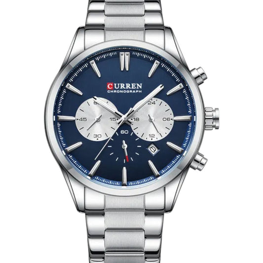 Reloj Curren 981 Plata/Azul