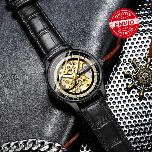 Reloj PULSO Ref. 2908 Negro/Dorado