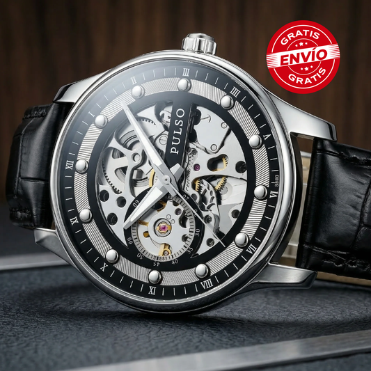 Reloj PULSO Ref. 2908 Negro/Plateado