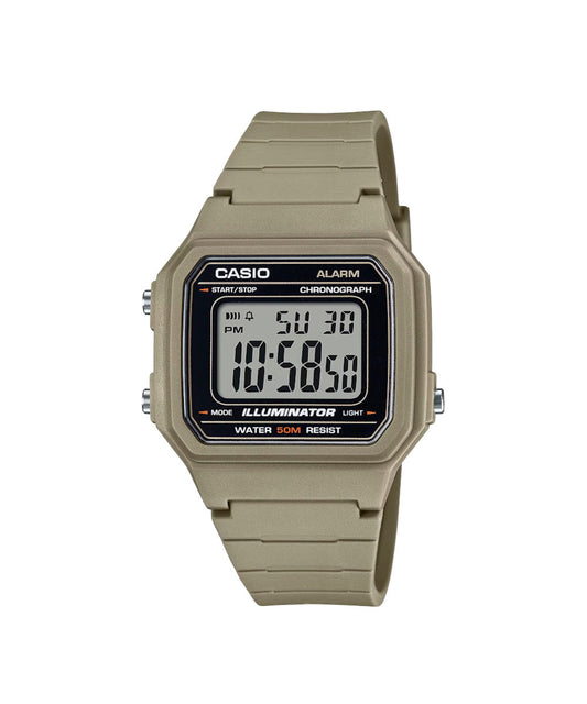 Reloj Casio W-217H-5AV Café