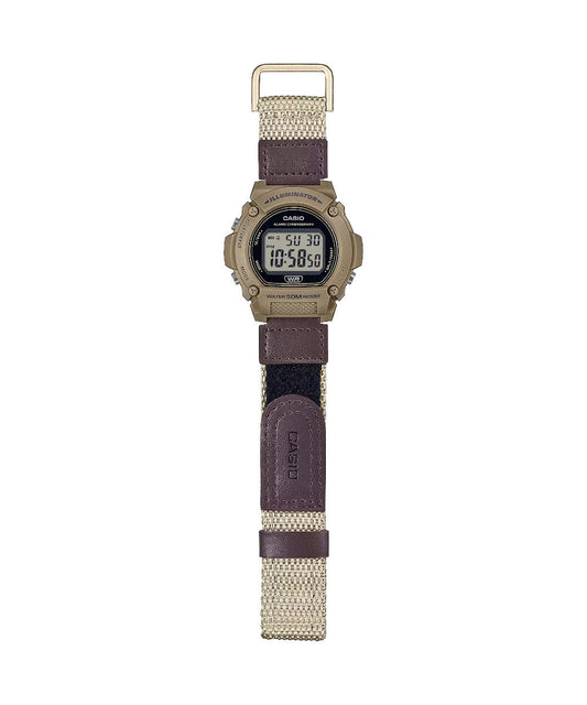 Reloj Casio W-219HB-5AV Café
